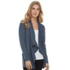 Women's Sonoma Goods For Life&trade; Supersoft Cascade Cardigan, Size: Small, Grey