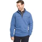 Men's Arrow Classic-fit Sueded Fleece Quarter-zip Pullover, Size: Xl, Blue (navy)