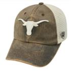 Adult Top Of The World Texas Longhorns Scat Mesh Cap, Men's, Med Brown
