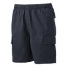 Big & Tall Croft & Barrow&reg; Classic-fit Canvas Twill Elastic Cargo Shorts, Men's, Size: 48, Blue