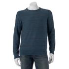 Men's Sonoma Goods For Life&trade; Striped Crewneck Sweater, Size: Xxl, Dark Blue