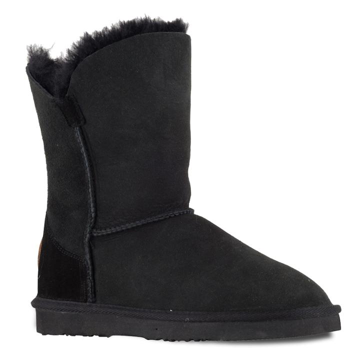 Lamo Liberty Women's Short Winter Boots, Size: 6, Black