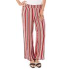 Women's Apt. 9&reg; Print Palazzo Pant, Size: Xxl, Red Stripe