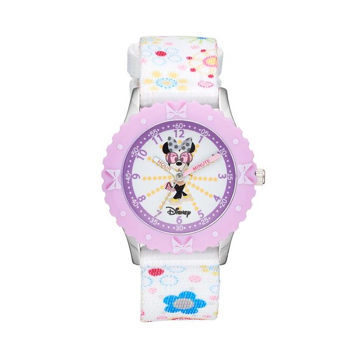 Disney's Minnie Mouse Girls' Time Teacher Watch, Multicolor