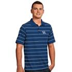 Men's Antigua Kentucky Wildcats Deluxe Striped Desert Dry Xtra-lite Performance Polo, Size: 3xl, Dark Blue