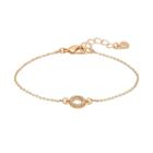 Lc Lauren Conrad Pave Round Link Bracelet, Women's, Gold