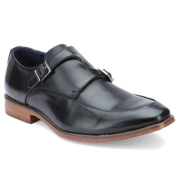 Xray Intimo Men's Monk Strap Dress Shoes, Size: 10, Black