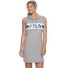 Women's Fila Sport&reg; Graphic Hooded Dress, Size: Small, Light Grey
