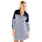 Women's Gameday Couture North Carolina Tar Heels Striped Pullover Dress, Size: Medium, Med Green