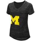 Women's Campus Heritage Michigan Wolverines Pocket Tee, Size: Xl, Oxford