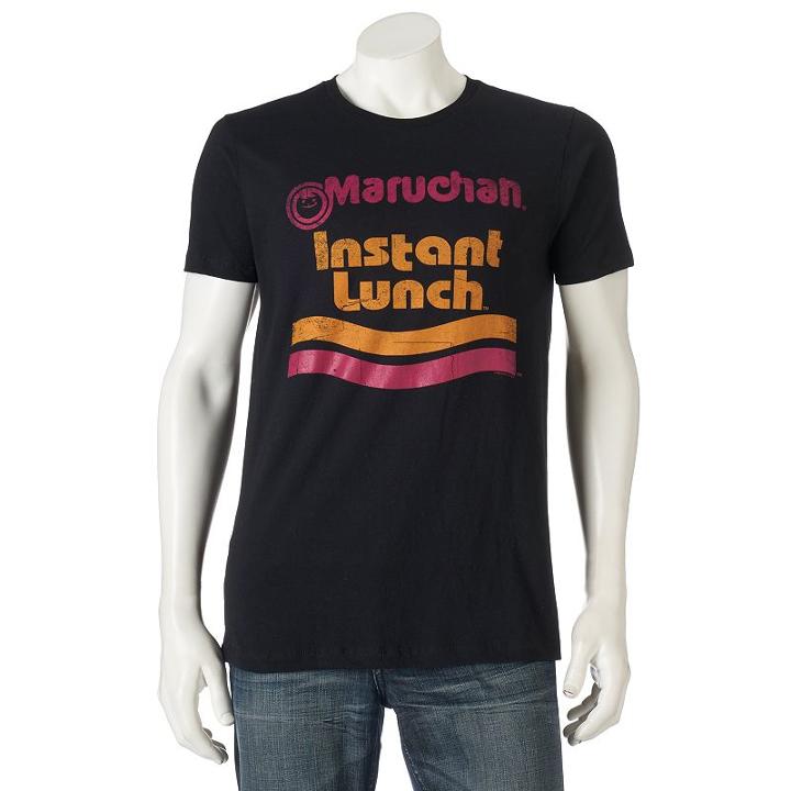 Men's Maruchan Instant Lunch Tee, Size: Xxl, Black