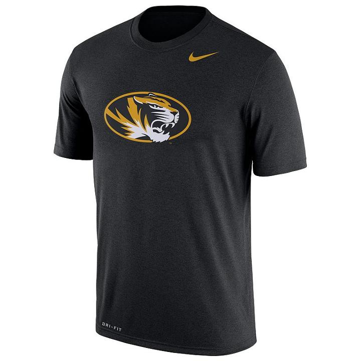 Men's Nike Missouri Tigers Legend Dri-fit Tee, Size: Large, Black