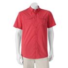 Men's Columbia Omni-shade Glen Meadows Button-down Shirt, Size: Large, Light Pink