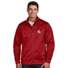 Men's Antigua Houston Cougars Waterproof Golf Jacket, Size: Medium, Dark Red