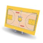 Golden State Warriors Replica Basketball Court Display, Size: Novelty, Grey