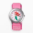 Disney Princess Ariel Kids' Time Teacher Watch, Girl's, Pink