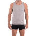 Men's Nick Graham 3-pack Modern-fit Cotton A-shirts, Size: Medium, Gray Black White