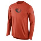 Men's Nike Oregon State Beavers Elite Shooter Long-sleeve Tee, Size: Medium, Orange