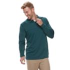 Men's Haggar&reg; Cool 18&reg; Pro Classic-fit Performance Polo, Size: Large, Dark Beige