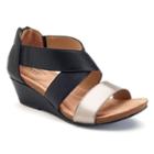 Croft & Barrow&reg; Quinci Women's Wedge Sandals, Size: 8, Black