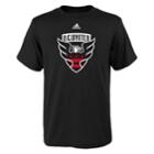 Boy's 8-20 Adidas Dc United Logo Tee, Size: M 10-12, Black