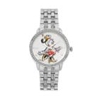 Disney's Minnie Mouse Women's Crystal Watch, Grey