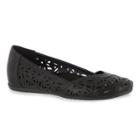 Easy Street Charlize Women's Hidden Wedge Flats, Size: 7.5 N, Black