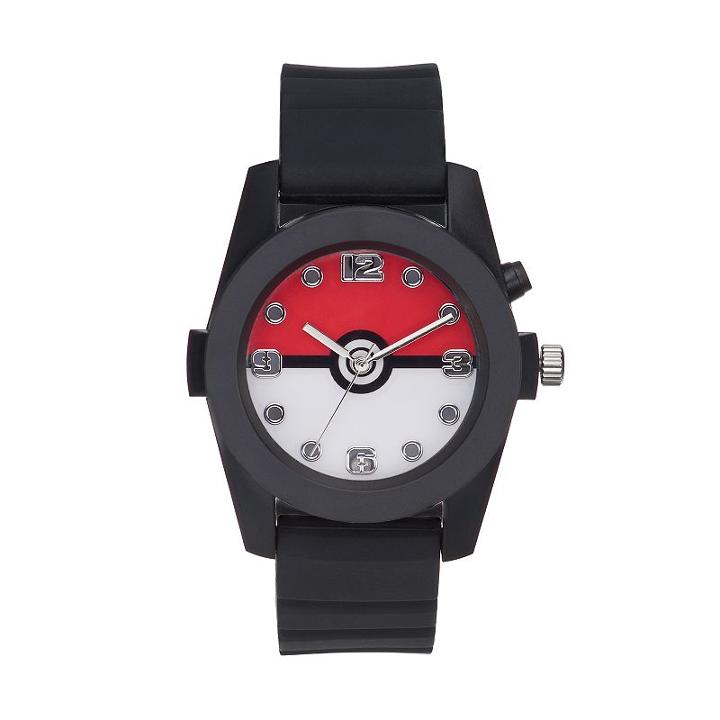 Pokmon Kids' Pokball Light-up Watch, Boy's, Size: Large, Black