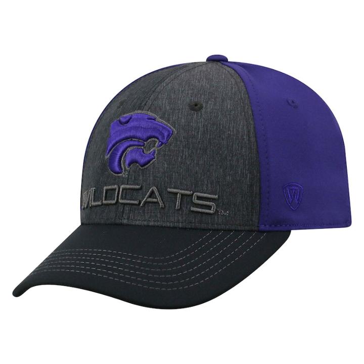 Adult Top Of The World Kansas State Wildcats Reach Cap, Men's, Med Grey