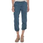Petite Sonoma Goods For Life&trade; Twill Convertible Pants, Women's, Size: 2 Petite, Dark Blue