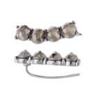 Simply Vera Vera Wang Faceted Metallic Stone Nickel Free Climber Earrings, Women's, Black