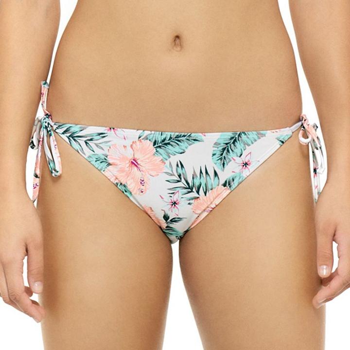 Juniors' Hot Water Floral Hipster Bikini Bottoms, Size: Xl, Ovrfl Oth