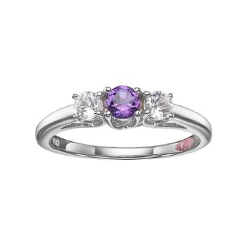 Survivor Collection Pamela Topaz 3-stone Ring, Women's, Size: 6, Purple