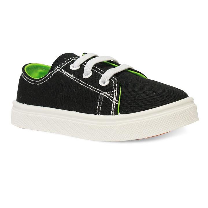 Oomphies Dynamo Boys' Sneakers, Boy's, Size: 8 T, Black