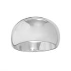 Silver Plateddome Ring, Women's, Size: 7, Grey