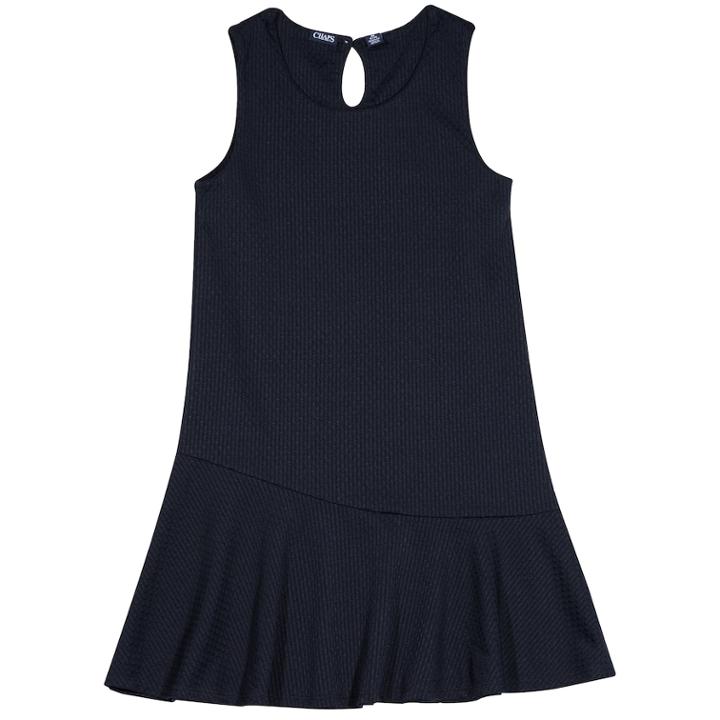 Girls 4-16 Chaps Asymmetrical School Uniform Jumper, Size: 6x, Blue (navy)