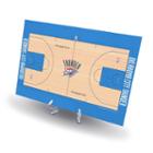 Oklahoma City Thunder Replica Basketball Court Display, Size: Novelty, Grey