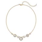 Napier Round Simulated Crystal Halo Necklace, Women's, Gold