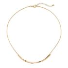 Plus Size Twisted Curved Bar Necklace, Women's, Multicolor