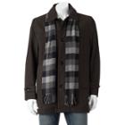 Men's Towne Wool-blend Top Coat, Size: Xl, Green Oth