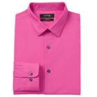 Men's Apt. 9&reg; Extra-slim Solid Stretch Dress Shirt, Size: 17-32/33, Med Pink