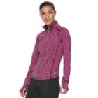 Women's Fila Sport&reg; Heathered Running Jacket, Size: Large, Med Pink
