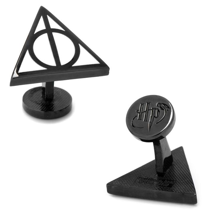 Harry Potter Deathly Hallows Cuff Links, Men's, Black
