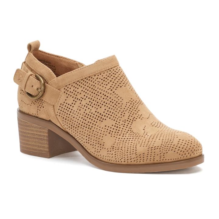 Sonoma Goods For Life&trade; Amory Women's Ankle Boots, Size: Medium (7.5), Lt Beige