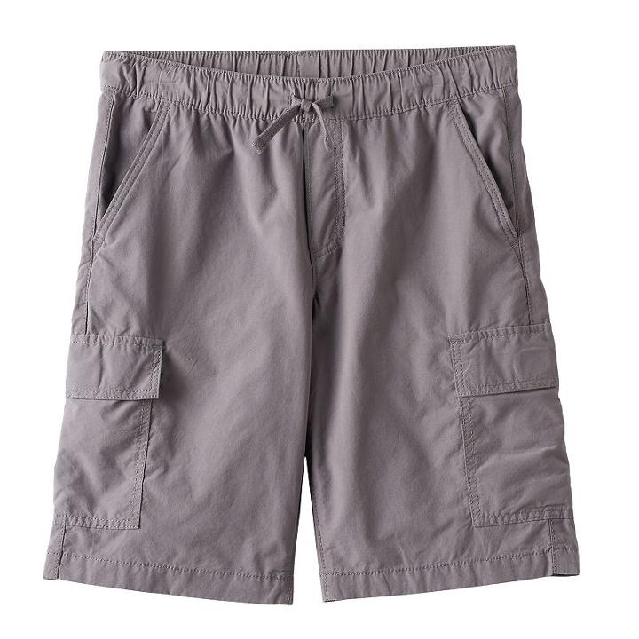 Husky Boys 8-20 Urban Pipeline&reg; Pull-on Cargo Shorts, Boy's, Size: M Husky, Grey