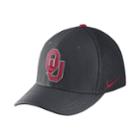 Adult Nike Oklahoma Sooners Aerobill Flex-fit Cap, Men's, Grey (anthracite)