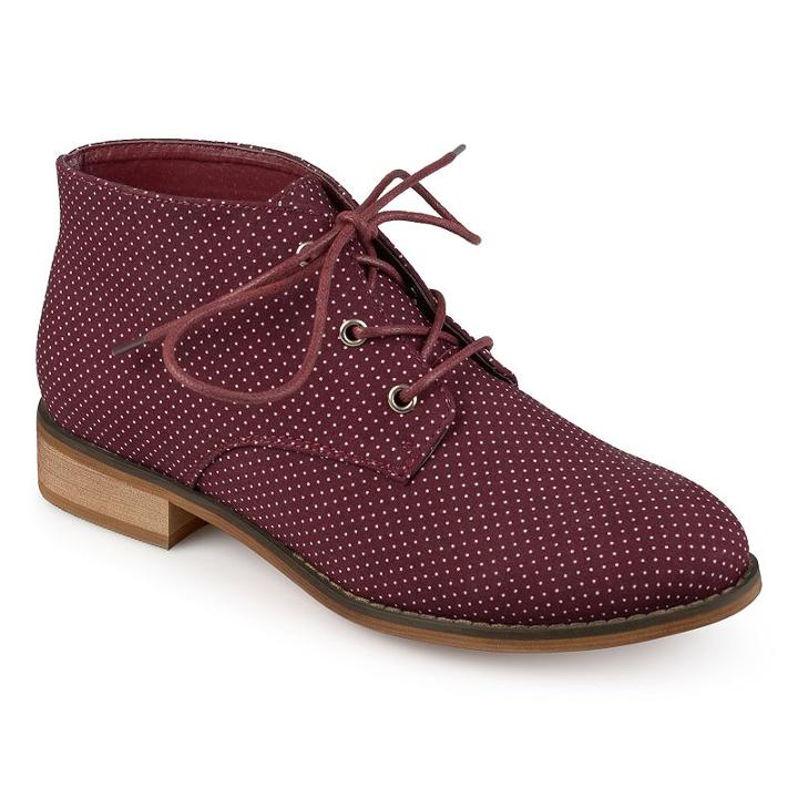 Journee Collection Tatum Women's Ankle Boots, Size: 7, Dark Red