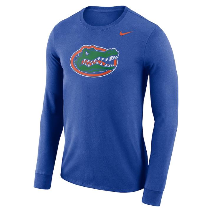 Men's Nike Florida Gators Dri-fit Logo Tee, Size: Medium, Blue