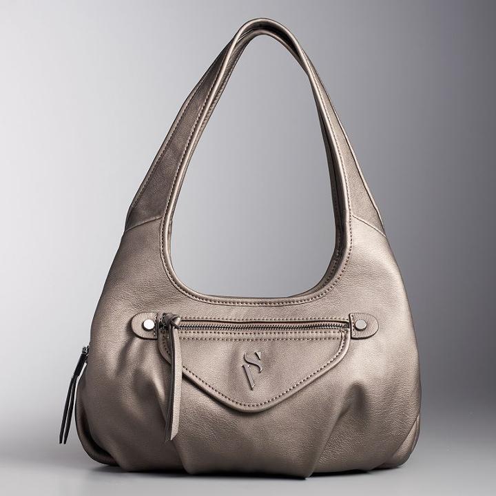 Simply Vera Vera Wang Sidekick Satchel, Women's, Brown