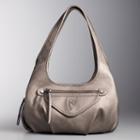Simply Vera Vera Wang Sidekick Satchel, Women's, Brown